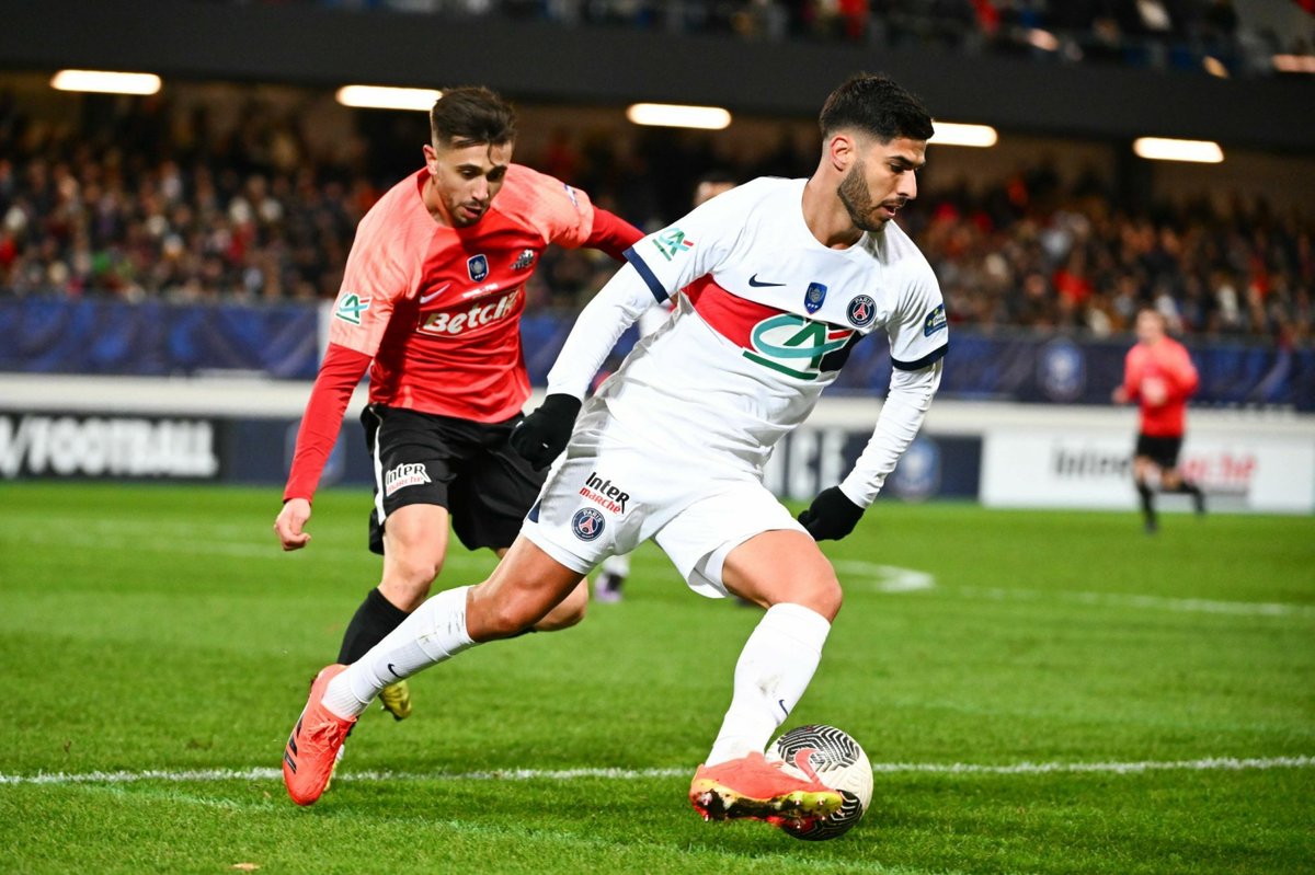 AsensioLIVE's tweet photo. Un beau début en Coupe de France pour Marco Asensio, sur une victoire 9-0, avec un but et une sublime passe décisive en aile de pigeon 😍

C'était le match idéal pour reprendre de la confiance et l'espagnol a parfaitement saisi cette occasion 🔥 https://t.co/ulw2aLr9IE