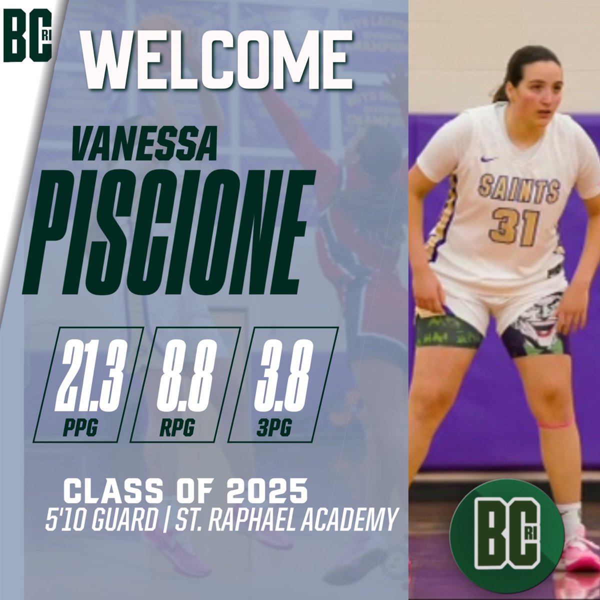 Ben Silvia (@coachbensilvia) on Twitter photo Vanessa Piscione β25 is a huge addition to our 17U team! She is putting together a strong Junior year campaign.
Canβt wait for her to rep the BCRI threads!
π’βͺοΈβ«οΈ
<a href="/PiscioneVanessa/">Vanessa Piscione</a> Vanessa Piscione β25 is a huge addition to our 17U team! She is putting together a strong Junior year campaign.
Canβt wait for her to rep the BCRI threads!
π’βͺοΈβ«οΈ
<a href="/PiscioneVanessa/">Vanessa Piscione</a>