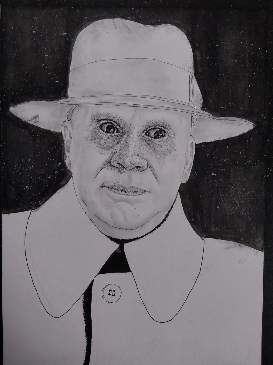 OldWickedLotus's tweet photo. So many dots... this is gonna take a while.
#art #artmoots #drawingart #addamsfamily #festeraddams #Horrorfam #HorrorArt https://t.co/LVrkBkN6VI