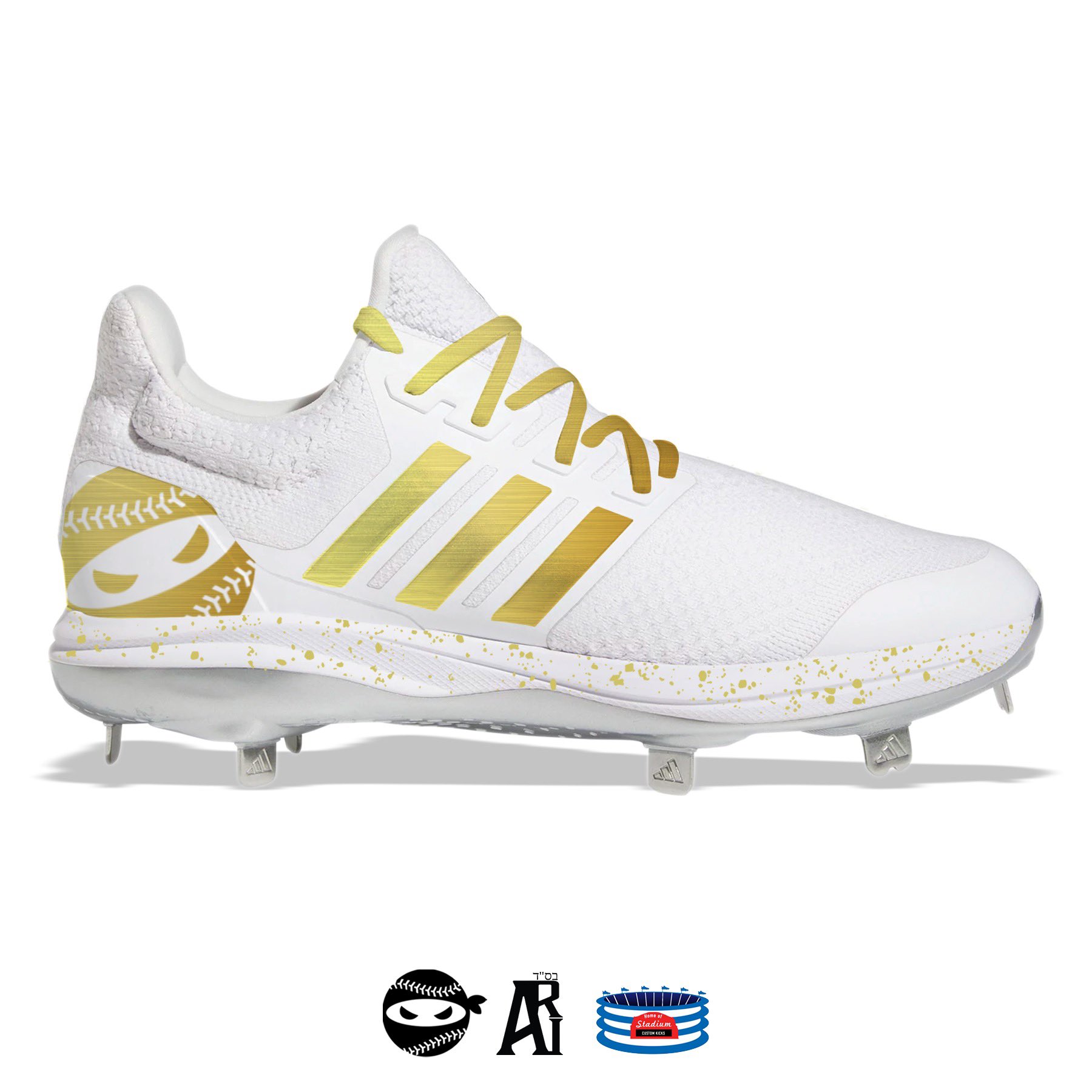 Gold hotsell metal cleats