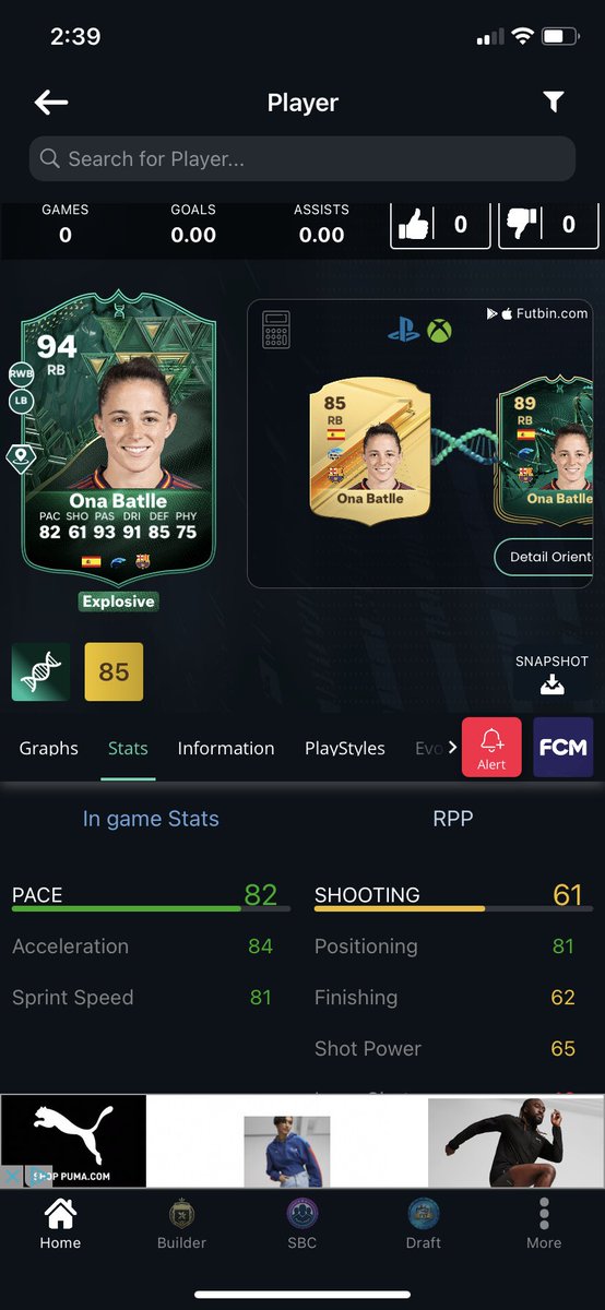 Daniel04834543's tweet photo. @ChrisGregor96 @DonkTrading Oh ok, well yea I don’t have him so I would assume that he is good but I ended up evolving batlle, she’s RB but I play her CDM and she plays like a 4* 5* kante with crazy dribbling and passing. Only downside is she cant shoot but I have 93 modric as my b2b CM. https://t.co/96FwksZC7c