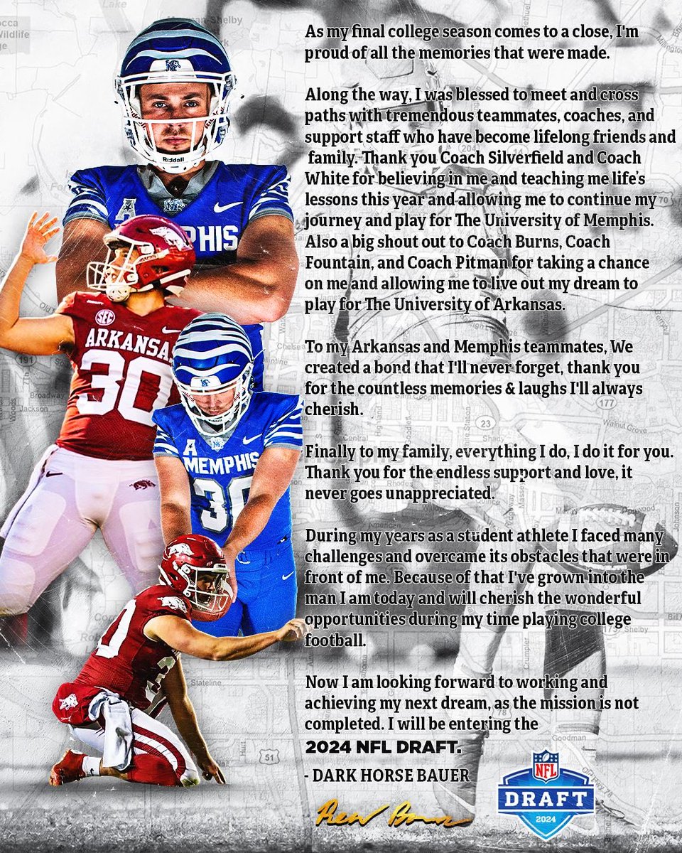 Next Chapter, Thank You Arkansas and Thank You Memphis 🐯🐗