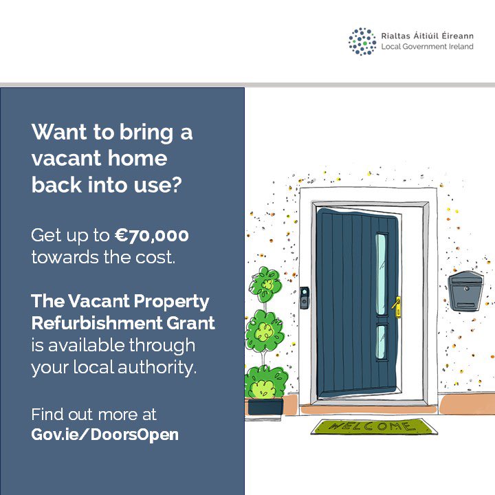 If you’re watching #RoomToImprove and interested in the Vacant Property Refurbishment Grant mentioned, the grant has actually been increased since - you can now get €50,000 for works to a vacant building and €70,000 for a derelict building. More properties are now eligible too.
