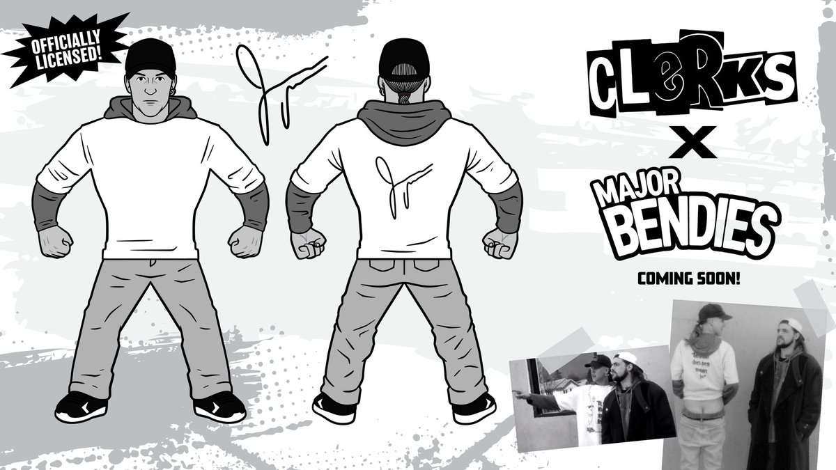 MajorWFPod's tweet photo. Celebrate the 30th anniversary of #Clerks with Jay &amp; Silent Bob in bendable figure form!
Coming soon from #MajorBendies!

@JayMewes @ThatKevinSmith https://t.co/2RNTFfY0oV