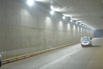 Newly constructed 4-lane tunnel in Kampala, Uganda.

The Nsambya Underpass spans 360 metres.