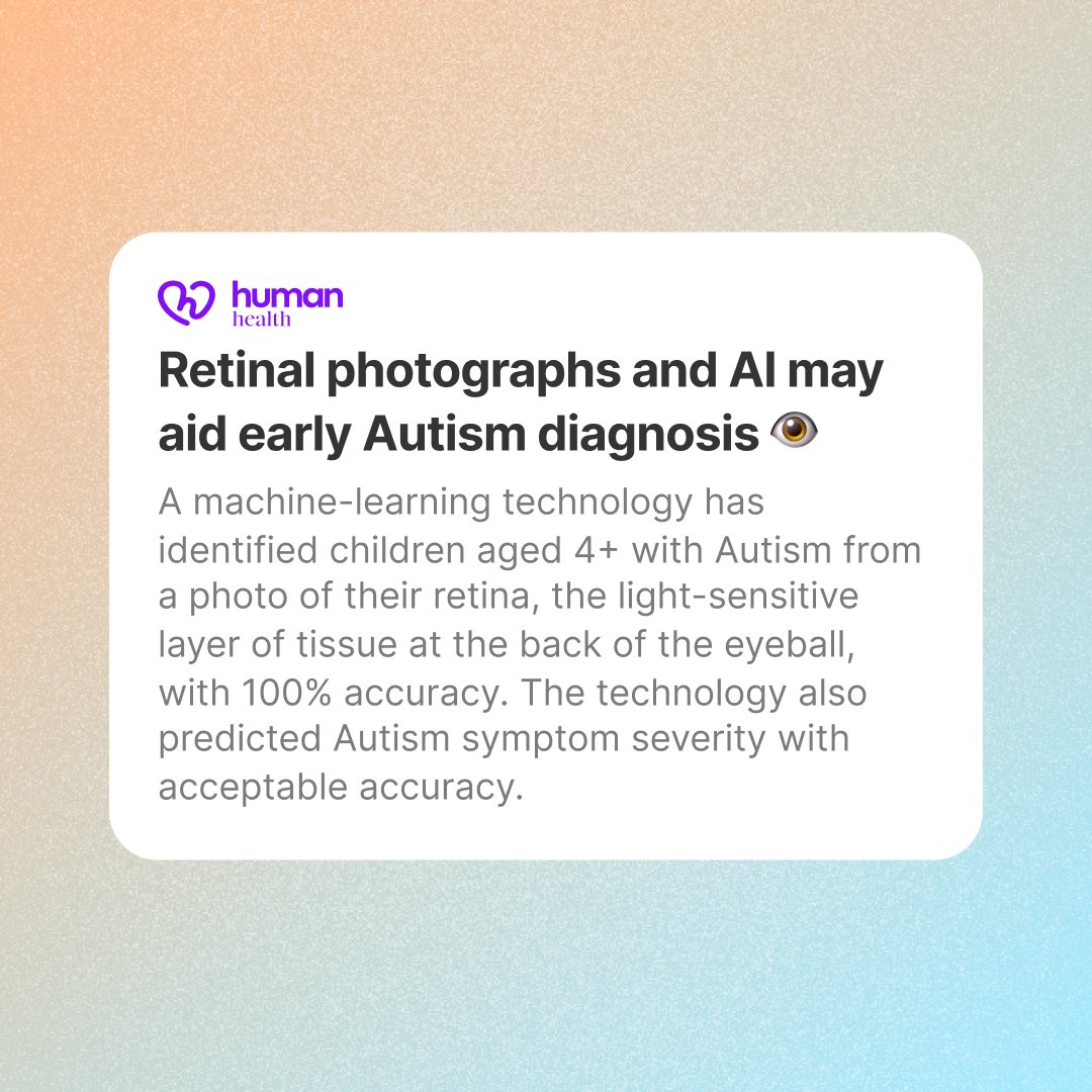 Humanhealth_'s tweet image. Dive into this week's roundup of Autism news, groundbreaking research, and stories. 💜🌏
You can sign up to our Autism Digest, by following the link in our bio 📧
#AutismAwareness #autismresources #Autism #AutismAcceptance #autismpride #autismus