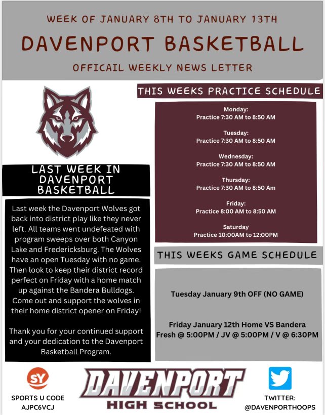 This week in boys basketball!