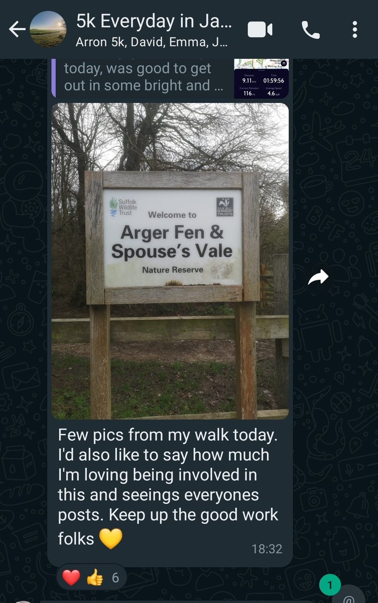 bencm305's tweet photo. 5k a day, Day 7 ✅️

1 week in for my little group...
➡️ 1013km covered by the group
➡️ 170km highest daily total 
➡️ 14 counties covered so far...

Surround yourself with positive people, commit to it, throw in some accountability and cool will things happen 💪👌 https://t.co/kRZDsrdli1