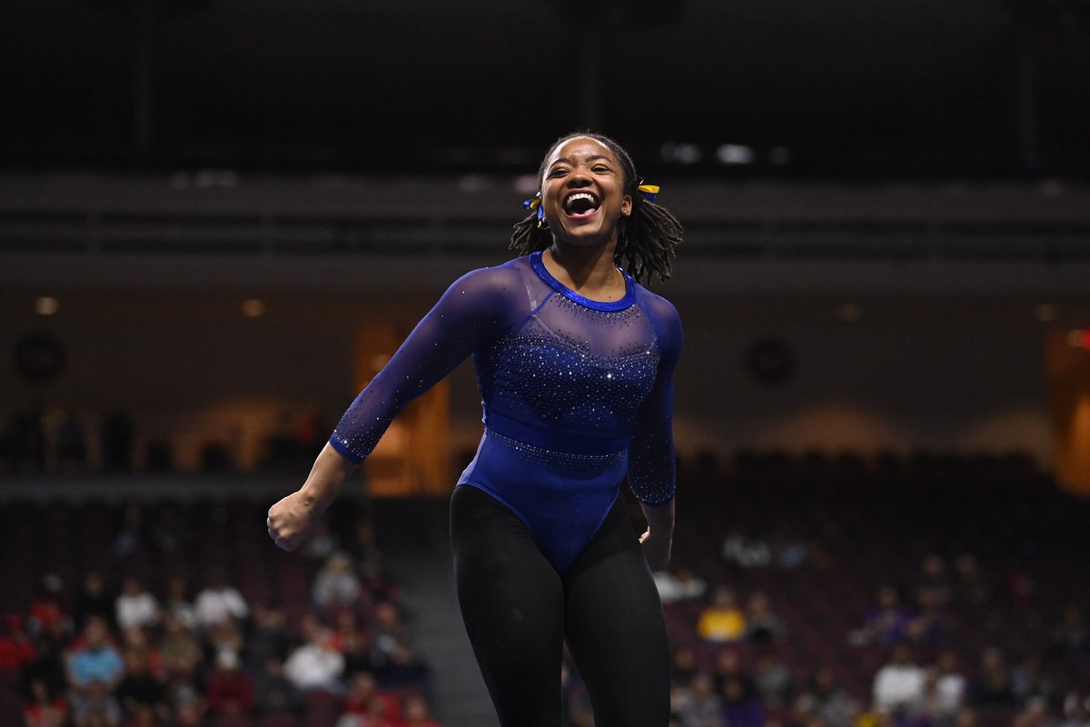 ItsNaimahM's tweet photo. Happy 1 year anniversary of becoming #theFirst HBCU gymnast to compete in history✨✨ https://t.co/Y49qCaJ1rT