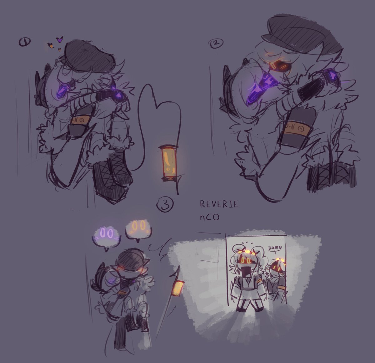 REVERIEnCO's tweet photo. 36 days remain of drawing MD ships until our birthday
(personality shift) PS!uzi and N would totally have shameless makeout sessions. i love making this au

#MurderDrones #Nuzi https://t.co/KdHuKapFWO