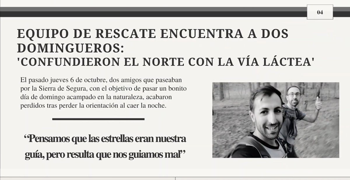 JuanlyLM's tweet photo. Atalaya nos vigila: Dos montañeros se pierden en la montaña al caer la noche "pensábamos que las estrellas eran nuestra guía, pero resulta que nos guiamos mal"
#equipoderescate #montañismo #Senderismo https://t.co/MVPdWwrmRQ