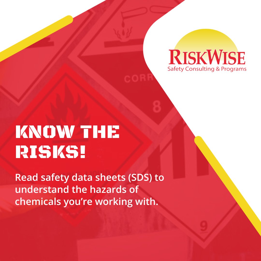 Knowledge is the key to chemical safety! 🧪🔑 #WiseUpWednesday #SafetyTipOfTheWeek #ChemicalSafety #WorkplaceSafety #RiskWiseSafety