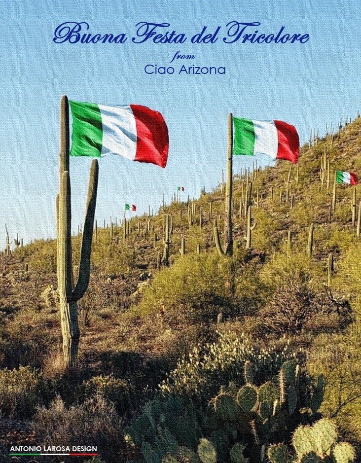 CiaoArizona's tweet photo. #italianflagday #happyitalianflagday #FestadelTricolore #buonafestadeltricolore 
#italian #italianamerican #ciaoarizona https://t.co/GSG14FWpA4