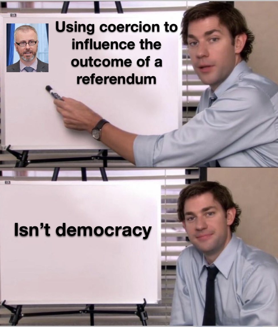 CapTweed's tweet photo. Red Flags all over this referendum that nobody asked for.
#ImVotingNo https://t.co/YiRpDZ7q46
