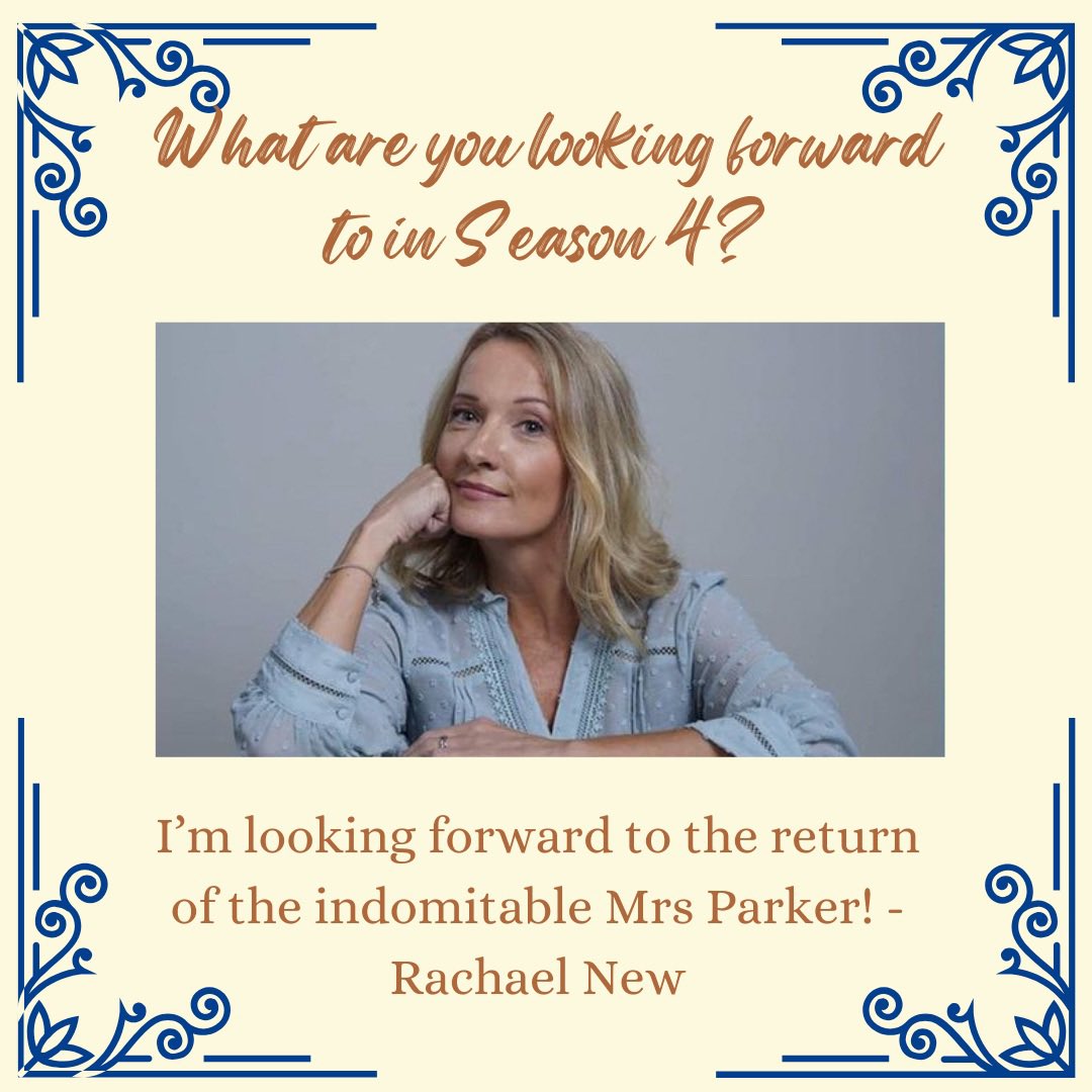 LynnyBright's tweet photo. 1) want to know what our #MissScarletandtheDuke cast and crew are looking forward to in s4?  Find out here thanks to the #scarleteer_podcast on instagram #missscarletpbs #rachaelnew #benedwards #nimerrashed https://t.co/a3PTgOGHVR
