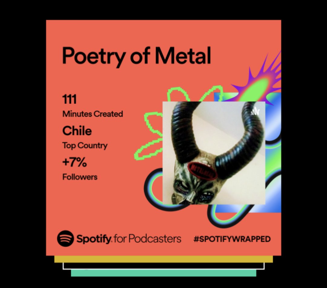 Shout out to #chile Thanks for listening #metalheads #metalfriends #metalbands & curious onlookers #poetryofmetal