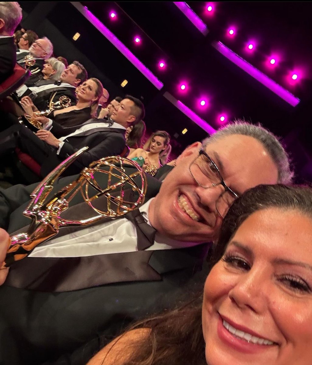 HUGE shout out of Congratulations to Idyllwild Cinema Festival Advisory Board member and newest grand jury member Marc Fishman for his big Emmy win last night for Best Sound Design for the HBO series “The Last Of Us”. Here with Idyllwild Artist Liaison, Becky Jackson.