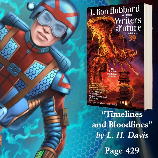 WotFContest's tweet photo. "When a terrorist smuggles a nuclear weapon into London, a team regresses in time to AD 1093 to assassinate a knight, thereby eliminating the terrorist a millennium before his birth." — "Timelines and Bloodlines" by #LHDavis.
#WritersoftheFuture #WOTF39 #GalaxyPress https://t.co/2sMFXMrqTX