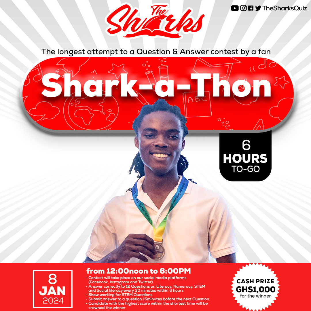 thesharksquiz's tweet photo. The countdown is on!

6 hours more to the #Sharkathon
Join us at exactly 12noon.

Follow us for more.
#TheSharks
#Sharkathon https://t.co/BdrVk8bTIV