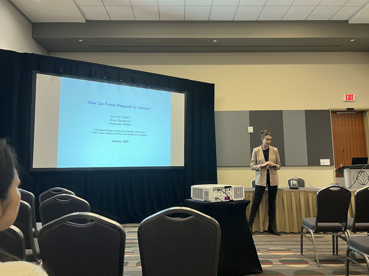 PNorlander's tweet photo. @annastansbury @microsamonomics @KristaRuffini @ihsaanbassier @PaoloSantiniC @mslater_johnson Terrific session and conference! Great to see sessions and excellent new work on monopsony, unions, and labor at #ASSA2024 #LERA. Thank you to the organizers! https://t.co/4z9fRIX4vy