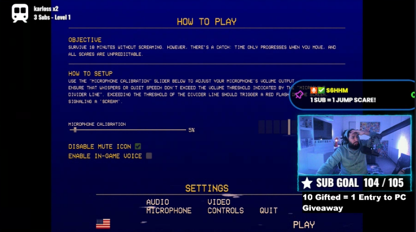 S6HHM's tweet photo. The Kick community and @Bob_Kick_ worked together to make me play one of the SCARIEST games ever made.

Please save me from my misery. https://t.co/byQZcifkhu
