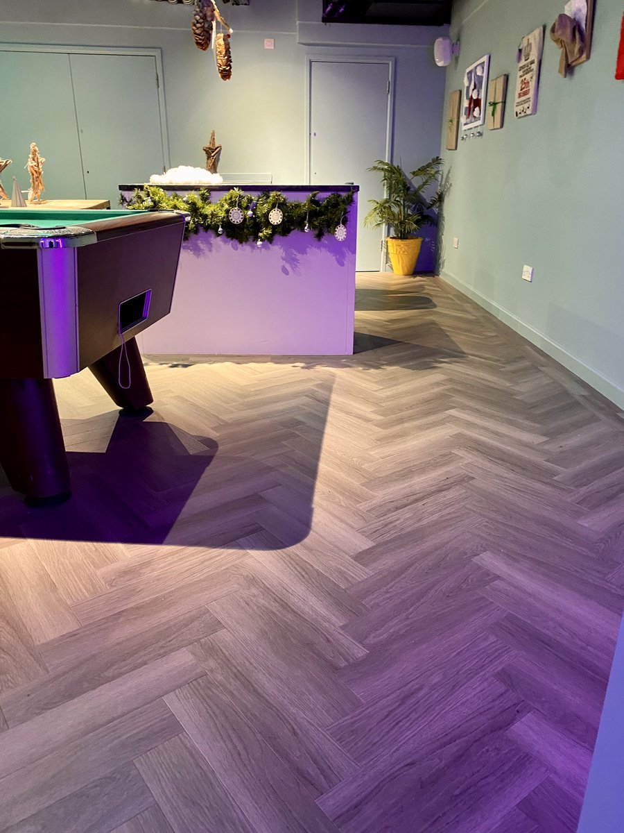 Eden Flooring (@eden_flooring) on Twitter photo A 2023 highlight- the games room refurbishment <a href="/WatergateBay/">Watergate Bay Hotel</a>! The client chose <a href="/MillikenEurope/">MillikenEurope</a> Comfortable Concrete Retold carpet tiles & <a href="/AmticoFlooring/">Amtico</a> Spacia Nordic Oak large parquet LVT. Wall finishes inc. acoustic panelling, scaffold boards & panel design feature wall. 😍🤩 A 2023 highlight- the games room refurbishment <a href="/WatergateBay/">Watergate Bay Hotel</a>! The client chose <a href="/MillikenEurope/">MillikenEurope</a> Comfortable Concrete Retold carpet tiles & <a href="/AmticoFlooring/">Amtico</a> Spacia Nordic Oak large parquet LVT. Wall finishes inc. acoustic panelling, scaffold boards & panel design feature wall. 😍🤩