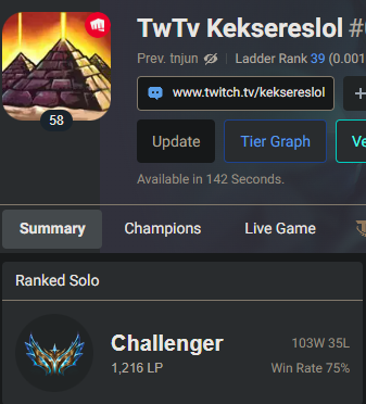 Kekseres1's tweet photo. rank 40 + prob gonna finish the szn on this lp https://t.co/a9y6vbSOAV