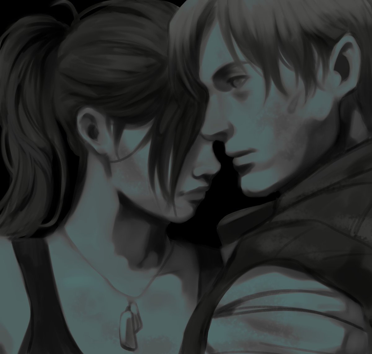 I'm not gonna stop yall
#RE2 #Cleon #LeonKennedy #ClaireRedfield