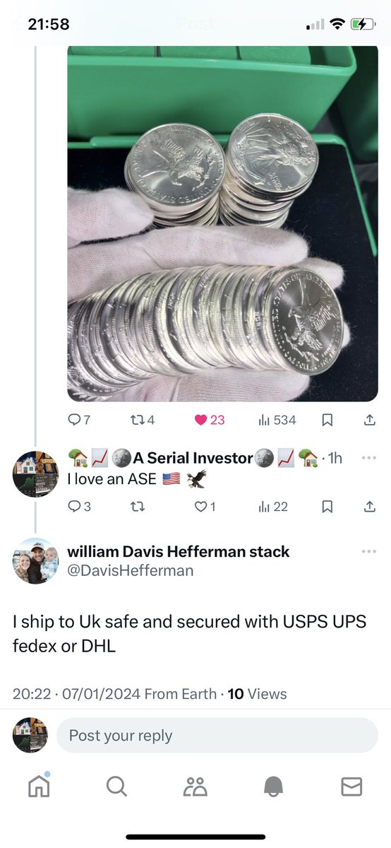 ASerialInvestor's tweet image. Scam Alert 🚨 ‼️ 🔔 

Be vigilant 

I don’t want anyone exchanging hard earned £ $ € ¥ for nothing.

I’m blocking these accounts…….look at the name search and actual account it’s different.

And they have blocked me.

Please Retweet 

Be careful #SilverStackers

#ScamAlert