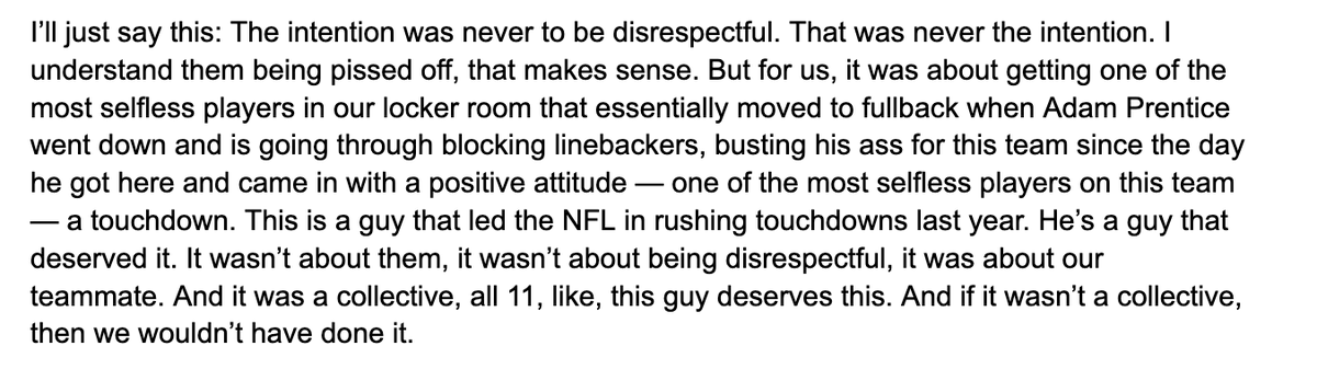 ByLukeJohnson's tweet photo. Here's what Erik McCoy had to say about the last touchdown. https://t.co/S2XSjHH2hA