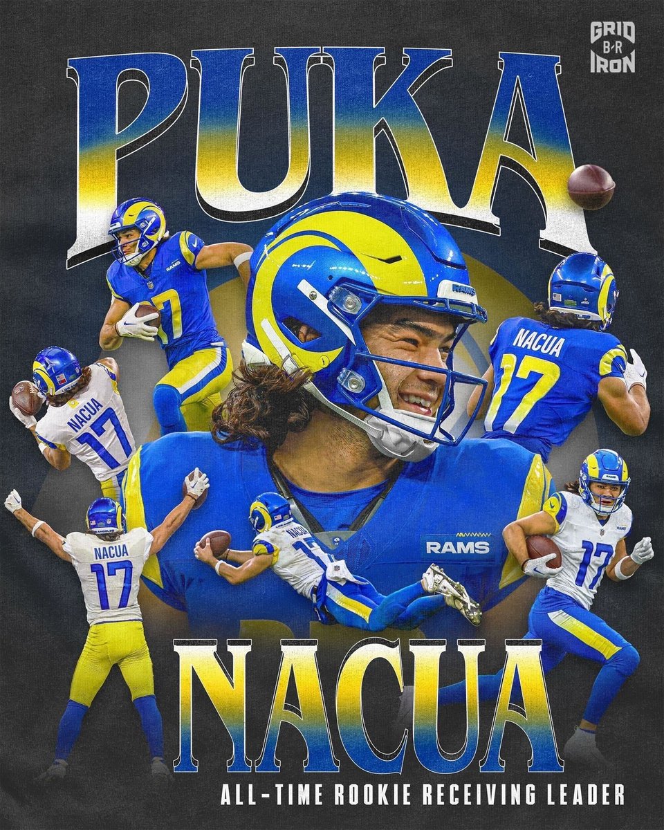 PUKA SETS THE ALL-TIME ROOKIE RECEIVING RECORD 🔥