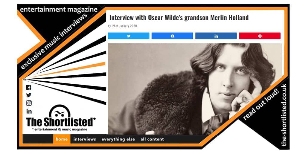 🎉❤ 🇮🇪 Our exclusive 𝐢𝐧𝐭𝐞𝐫𝐯𝐢𝐞𝐰 with 𝐎𝐬𝐜𝐚𝐫 𝐖𝐢𝐥𝐝𝐞'𝐬 𝐨𝐧𝐥𝐲 𝐠𝐫𝐚𝐧𝐝𝐬𝐨𝐧 Merlin Holland 📜🎭🎓 the-shortlisted.co.uk/oscar-wilde-gr… #OscarWilde #MerlinHolland #VyvyanHolland