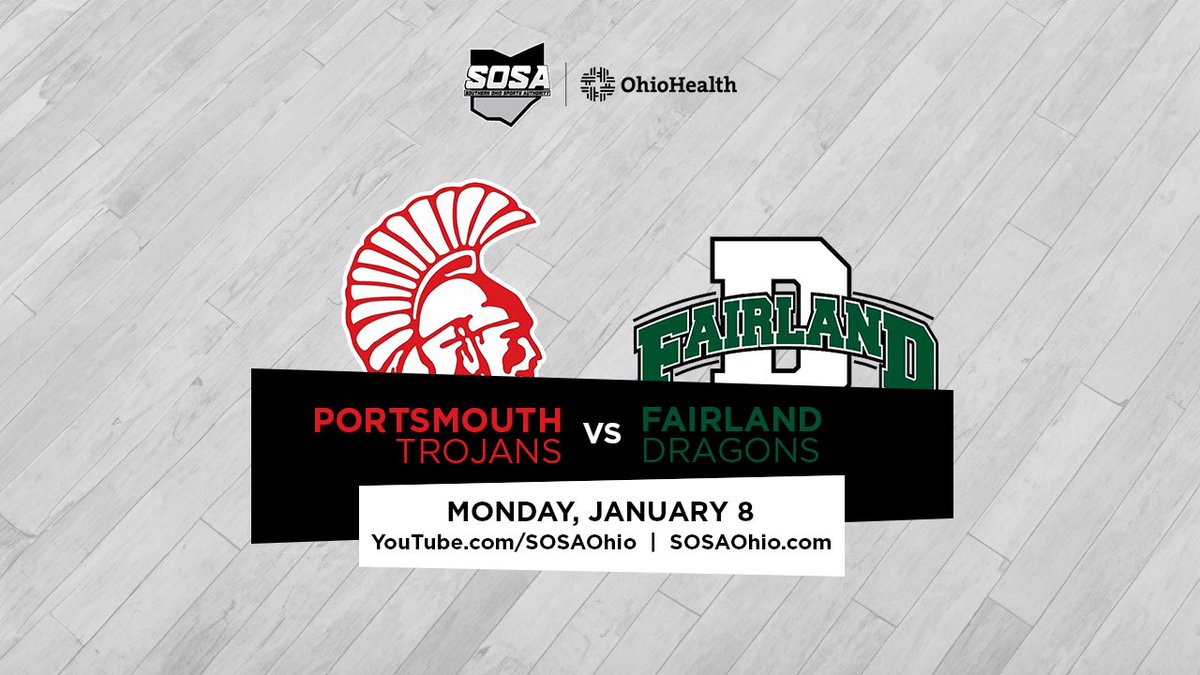 Southern Ohio Sports Authority (@sosaohio) on Twitter photo GIRLS 🏀 LIVESTREAM 🚨: Join us Monday evening from Portsmouth as <a href="/PHS_WeAreOne/">Trojan Army</a> hosts <a href="/LadyDragons/">Jon Buchanan</a> in an OVC matchup.
<a href="/unclequis/">Dewey Dailey</a> and <a href="/JBruceSVC/">John Bruce</a> will have the live call and we'll post the stream link around 7:15 p.m. You can also watch at SOSAOhio.com. GIRLS 🏀 LIVESTREAM 🚨: Join us Monday evening from Portsmouth as <a href="/PHS_WeAreOne/">Trojan Army</a> hosts <a href="/LadyDragons/">Jon Buchanan</a> in an OVC matchup.
<a href="/unclequis/">Dewey Dailey</a> and <a href="/JBruceSVC/">John Bruce</a> will have the live call and we'll post the stream link around 7:15 p.m. You can also watch at SOSAOhio.com.