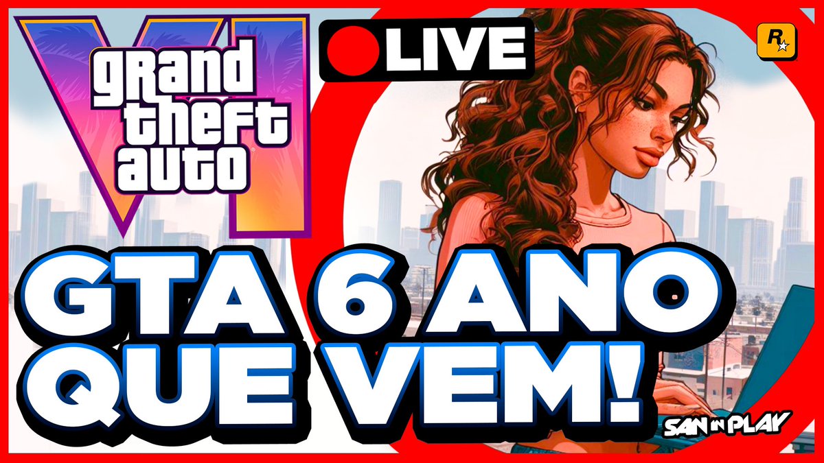 COMEÇANDO UMA LIVE AQUI!                      

GTA 6 chegando ANO QUE VEM - Primeira
Live do Ano!

~Link no fio~                       

Ñ esquece de chegar com o LIKE PESADO e ajude dando RT                     

#GTAVI #gta6 #RockstarGames