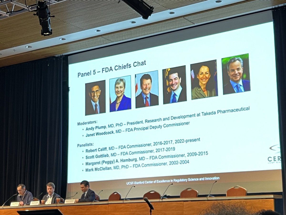 FDA Commissioners Panel at UCSF-Stanford Center for Excellence in Regulatory Science and Innovation (CERSI)