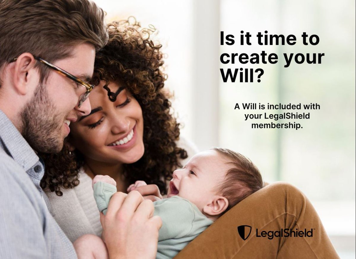 Preparation of a Standard Will, Physician's Directive and Living Will with annual reviews and updates are included with your LegalShield Membership ($29.99/month). starship.wearelegalshield.com