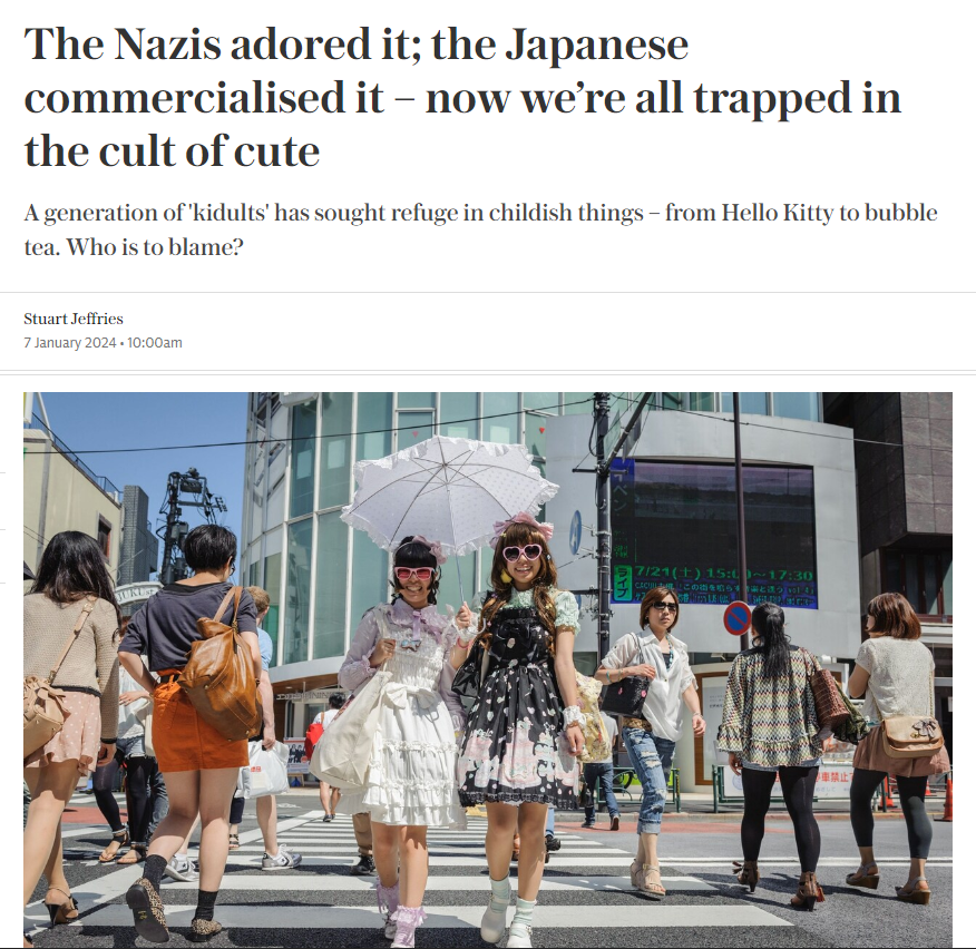 tech_gaming's tweet photo. I must have forgotten when the Third Reich went full kawaii. Thanks for the reminder, Stuart. 

Yes, the world should be drab and boring and we need to blame those who aren't. https://t.co/JRFAwr2xdH