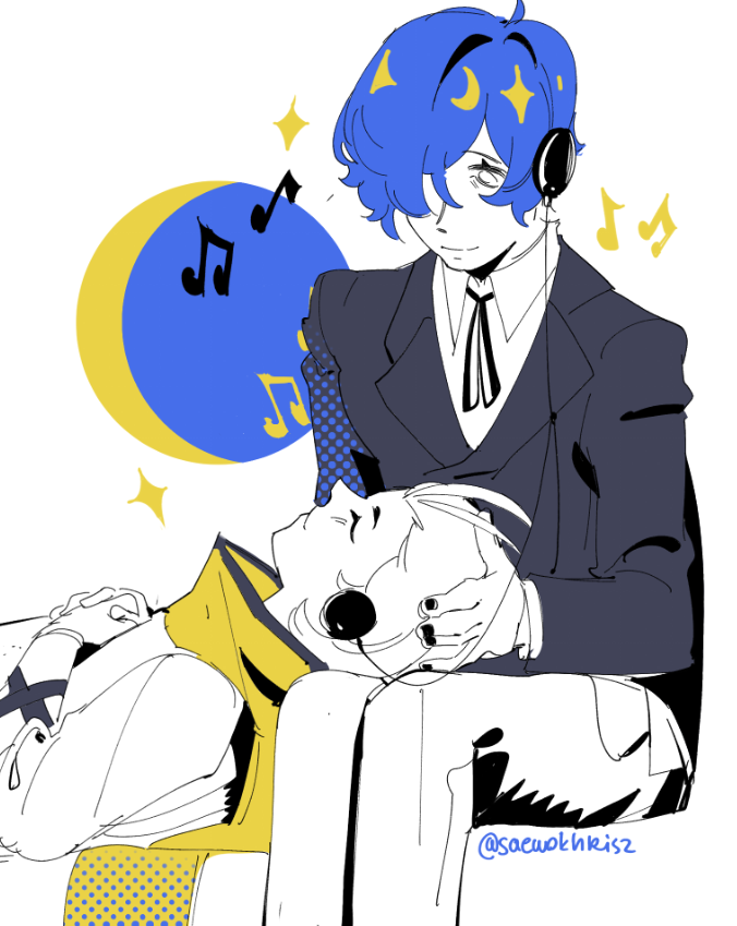 saewokhrisz's tweet photo. hello may i request ryomina listening to music together maybe 🙏🙏🙏🙏 — cant wait to see them properly in a month... https://t.co/Ok4Y5L2uAf https://t.co/dsh6K9IGxn
