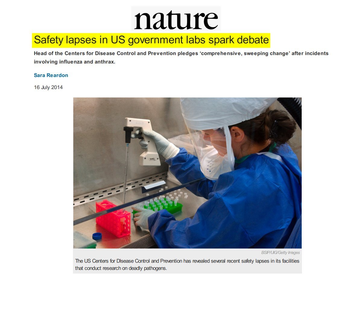 KanekoaTheGreat's tweet photo. In 2014, the press reported on high-profile blunders at US government labs involving anthrax, bird flu, and smallpox.

More than 300 top scientists penned an open letter demanding President Obama shut down Dr. Anthony Fauci's dangerous gain-of-function research.

The authors included four Nobel Laureates and scientists from Harvard, Stanford, John Hopkins, Yale, MIT, UCLA, Oxford, Princeton, and many of the world's top universities.

Obama paused 18 of Dr. Fauci's dangerous gain-of-function experiments in October 2014.

After the pause on gain-of-function research, Dr. Anthony Fauci, USAID (CIA), DOD, and other US government agencies worked with Dr. Peter Daszak's EcoHealth Alliance and Dr. Ralph Baric to transfer Fauci's coronavirus research to Dr. Shi Zhengli at the Wuhan Institute of Virology.

Fauci is protected because he protects USAID (CIA), DOD, and the US government.