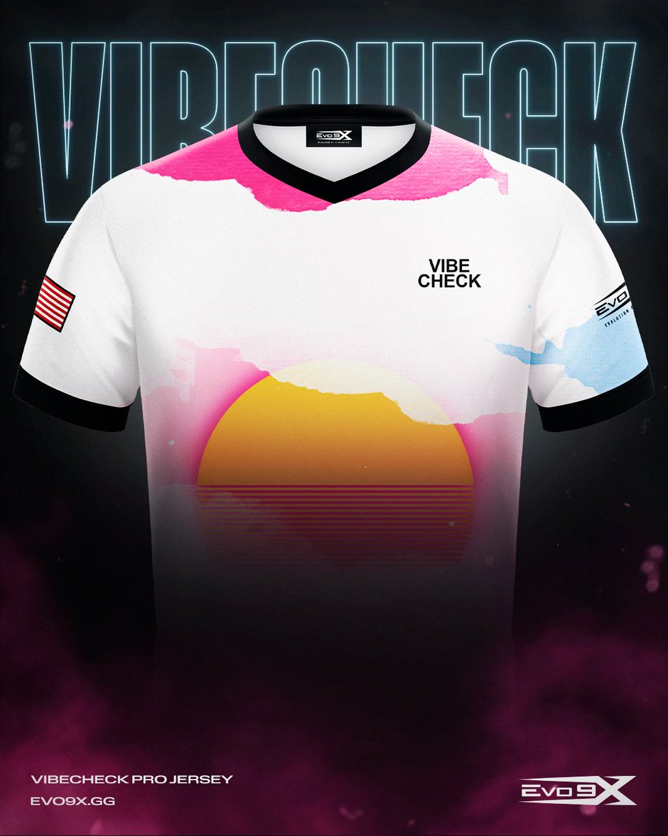 Evo9X Apparel (@evo9x) on Twitter photo New store for <a href="/VibeCheckGGs/">Vibe Check Esports</a> ☀️
Store: evo9x.gg/collections/vi…
Get now your merch design packages with a 60% OFF with the code "EVO60"
-Get now: evo9x.gg/collections/de… New store for <a href="/VibeCheckGGs/">Vibe Check Esports</a> ☀️
Store: evo9x.gg/collections/vi…
Get now your merch design packages with a 60% OFF with the code "EVO60"
-Get now: evo9x.gg/collections/de…