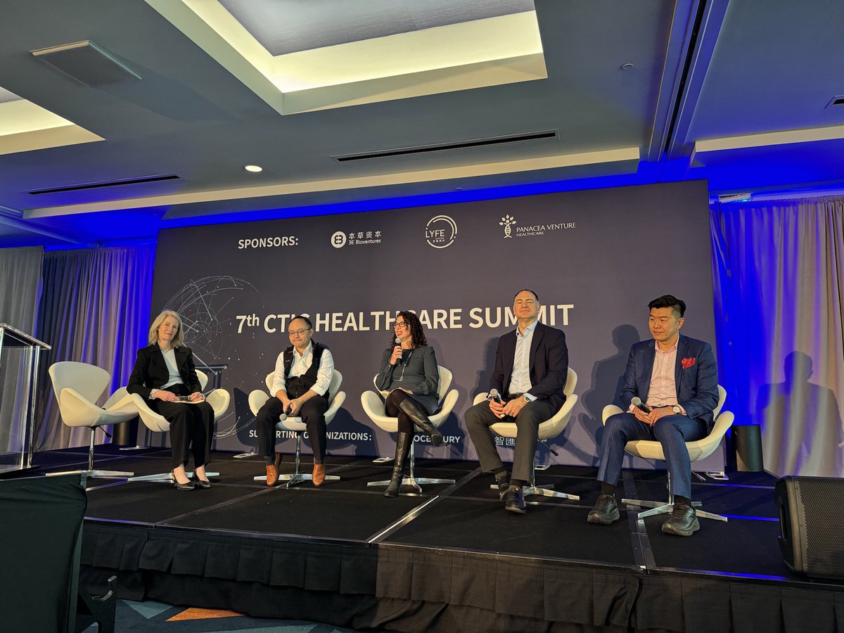 Kicking off #JPM2024 at pre-JPM CTIC 7th Healthcare Summit with a lively panel on the early stage innovation and sharing my insights for 2024 alongside  <a href="/chenkan8201/">Kan chen</a> <a href="/QimingVC/">Qiming Venture Partners</a>, John Lepore of <a href="/ProFoundTx/">ProFoundTx</a> &amp; Ricky Sun <a href="/BainCapital/">Bain Capital</a> Life Science moderated by my colleague KT Moortgat