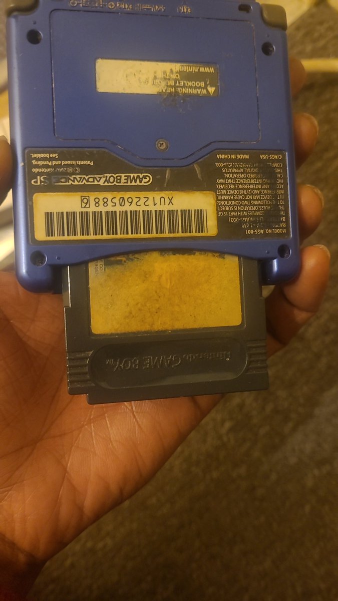 GrlDiver's tweet photo. @NintendoUK I was inspired to dig out my gameboy sp after the 13 yr old beat tetris last wk. It had not been charged for at least 25yrs &amp; amazingly it still turned on. It still had the scores I made when I was 15 yrs, I'm now 43, tetris cartridge a bit worn out though. https://t.co/73x1eT1cBn