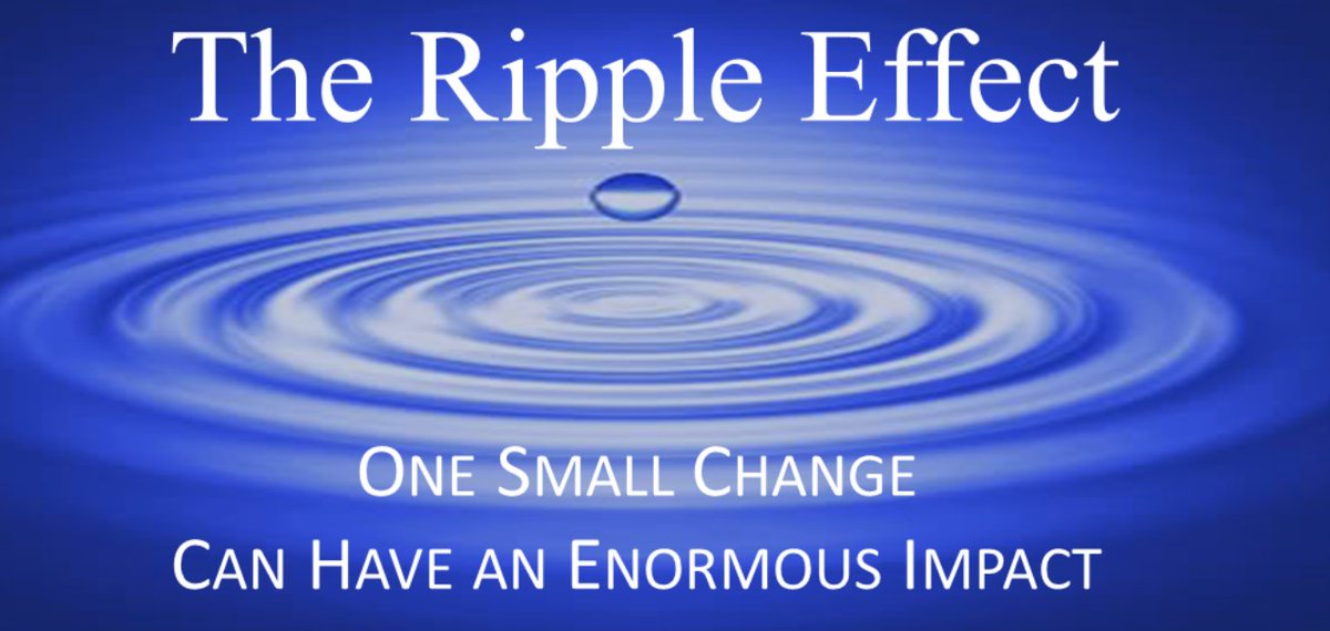Like a stone being tossed into a pond, Everything we do has a ripple effect; it ripples in all directions and it also ripples back - it shapes our future &amp; defines our past.

For we are all connected beneath the surface.
When I help you, it helps me.
When I hurt you, it hurts me.