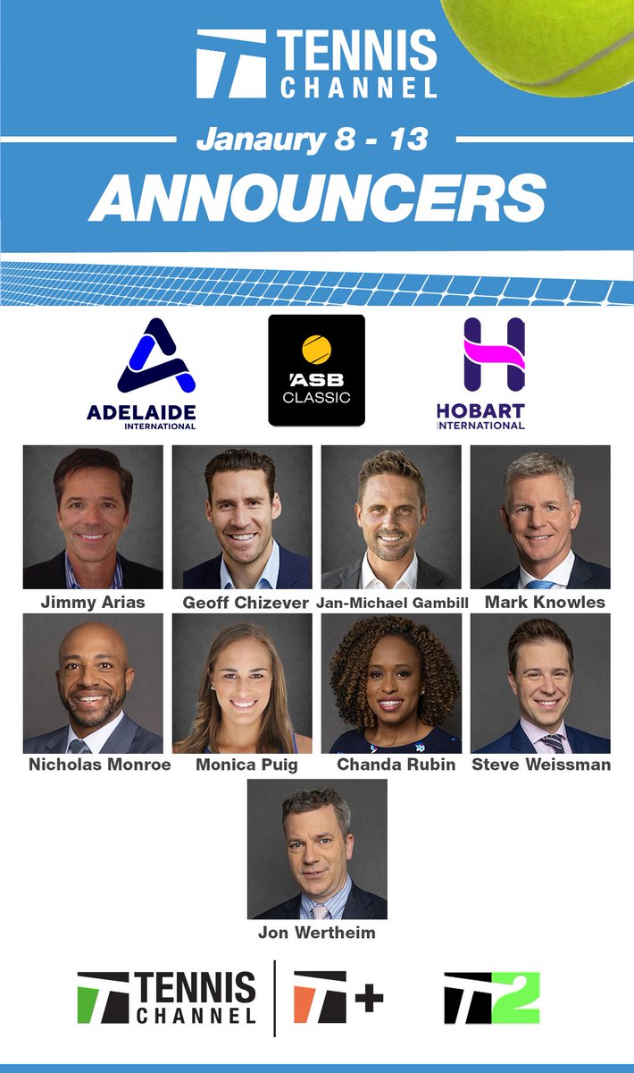 TennisChannelPR's tweet photo. One more week of tennis before the #AusOpen main draw begins! https://t.co/B72OfUhGB0