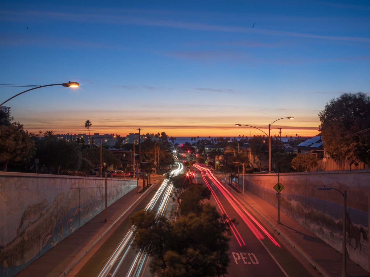 Tonight's #sunset [from bridge] 🌉