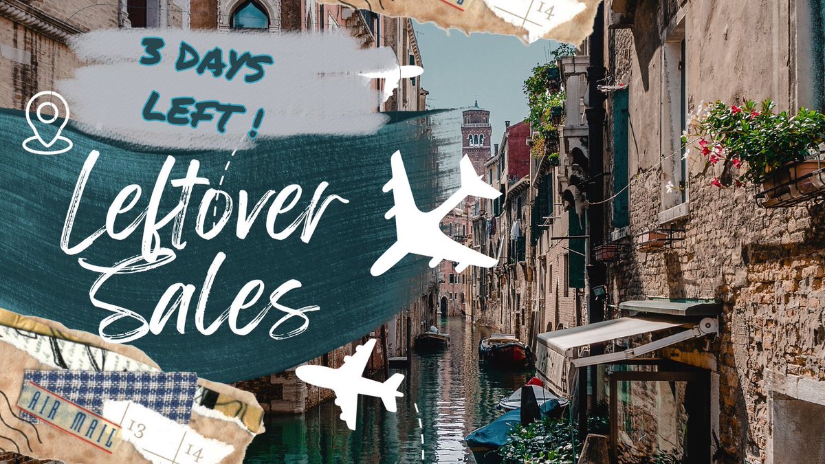 ✈️ LEFTOVER SALES: 3 DAYS LEFT! ✈️ You have 3 more days to purchase a piece of Paradise! 🏝️ Store: paradisezine.bigcartel.com