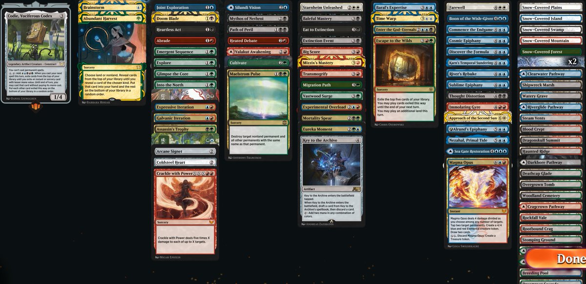 What are some cards from newer sets that would be great additions to this Codie  deck? I'm honestly too lazy to peruse them all, throw me some suggestions!