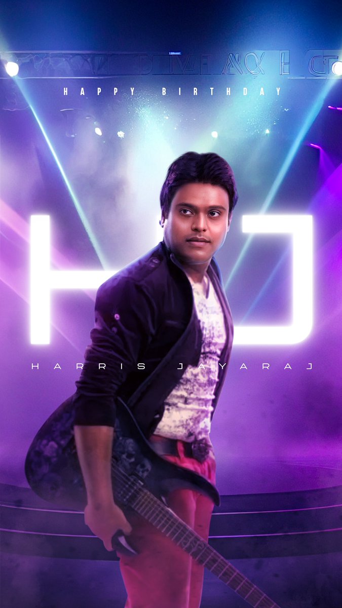 #HappyBirthdayHarrisJayaraj 
#HBDHarrisJayaraj