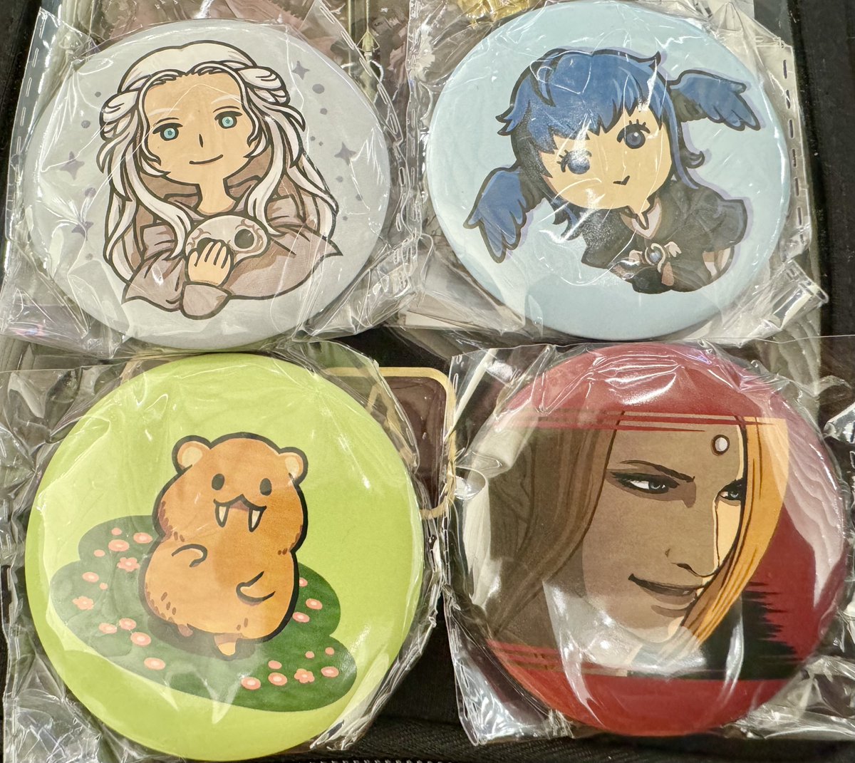 seiuchimo's tweet photo. 【交換】
FF14ファンフェス2024 缶バッジ リアルトレジャーハント

譲）画像1枚目

求）サンクレッド＞アルフィノ、アリゼー＞リーン

本日1/8現地での交換を優先させて頂きます。
後日に郵送交換可能です。
検索からお気軽にどうぞ。 https://t.co/rhv1szGuZm