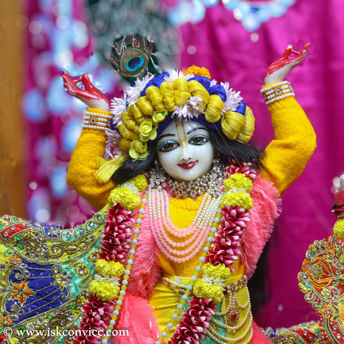 iskconvicc's tweet photo. Śrī Śrī Radha Gopal Darshan - 8/1/2024 @iskconvicc
.
.
.
#iskconvicc #iskconvaranasi #yellow #basanti #floweroffering #manglaarti #shringaraarti #darshanaarti #banaras #kashi #kashivishwanath #iskcon_world #monday #mondaymotivation #sobeautiful #mondaydarshan https://t.co/TGCp0igPYO